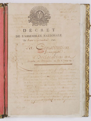 Les constitutions en France (de 1791 à nos jours)
