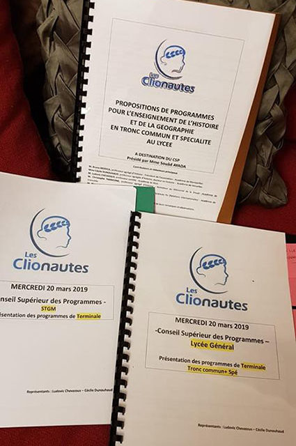 Les Clionautes au conseil supérieur des programmes ce 20 mars