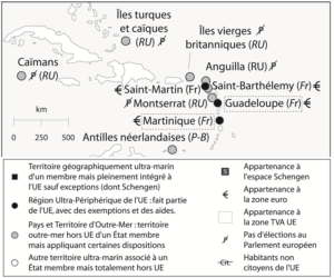 Image illustrant l'article carte antilles de Les Clionautes