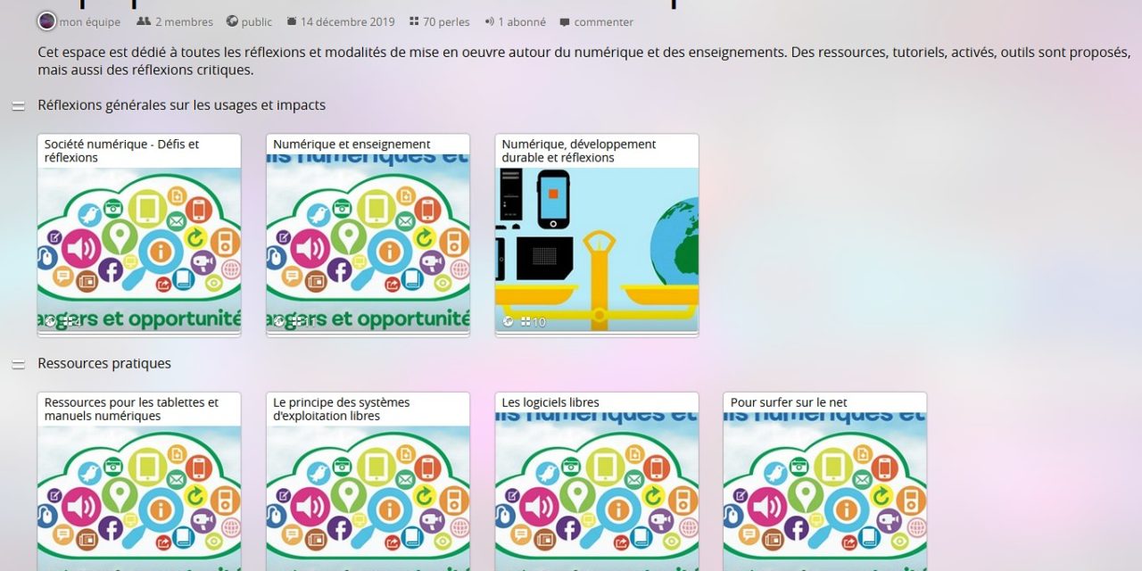 Formation au numérique : ressources et réflexions