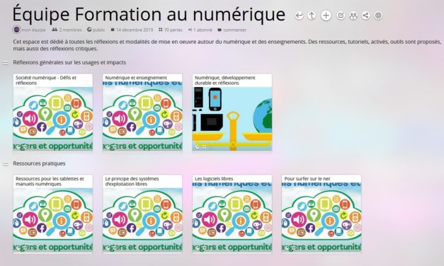 Formation au numérique : ressources et réflexions