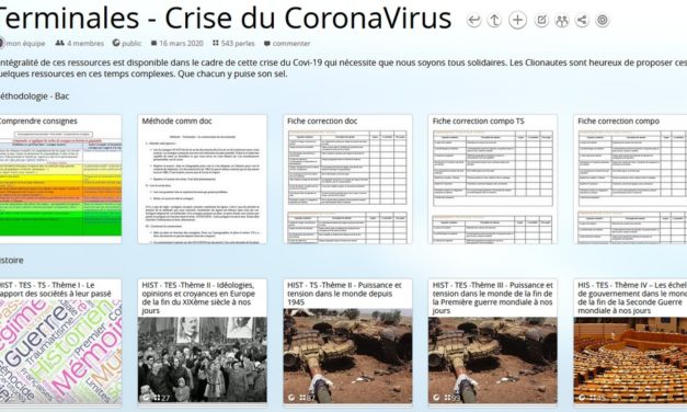 Continuité pédagogique et crise du Coronavirus