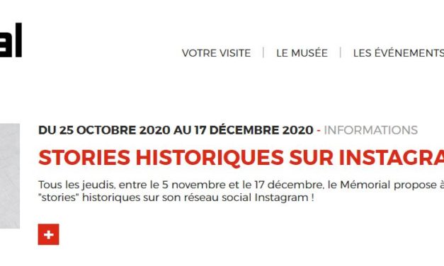 Mémorial de Caen : des stories sur Instagram