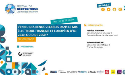 Conférence L’enjeu des renouvelables dans le mix électrique Français et européen d’ici 2030, quid de 2050 ?