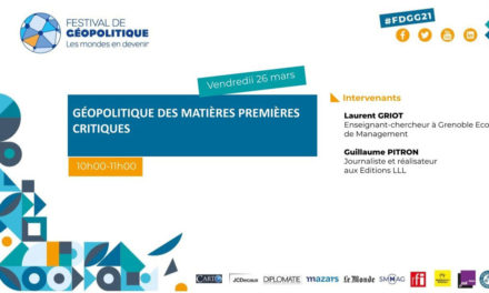 Conférence Géopolitique des matières premières critiques