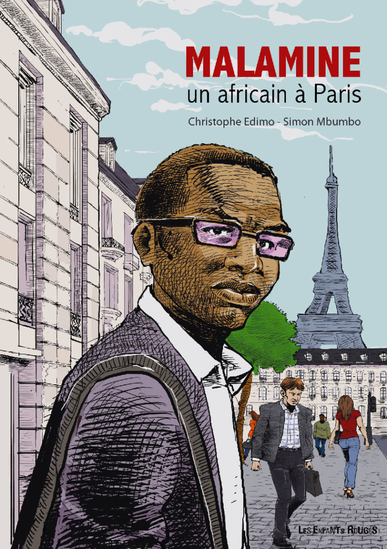couverture Malamine un africain à Paris €15.20 quantité de Malamine un africain à Paris Étiquettes : Edimo, Simon Mbumbo