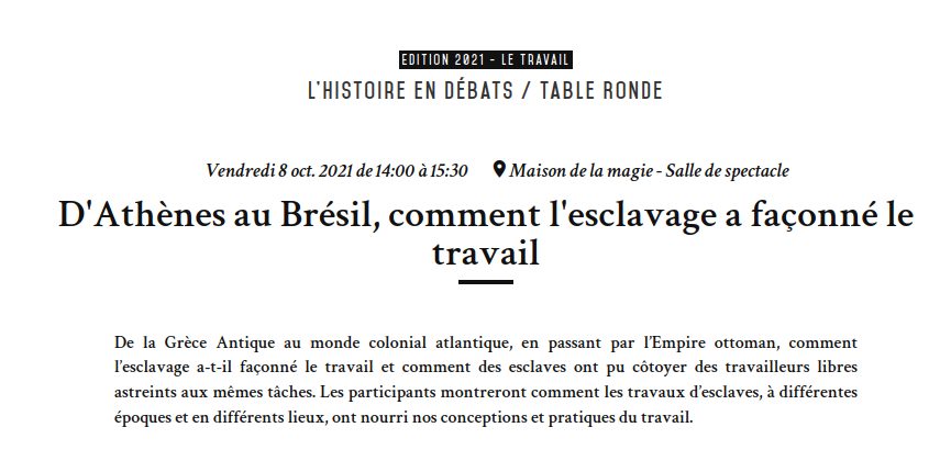 D’Athènes au Brésil : comment l’esclavage a façonné le travail