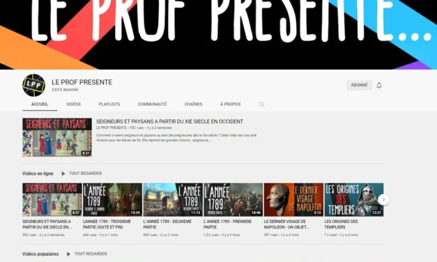 Le prof présente