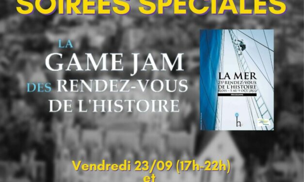 Suivre la Game Jam des Rendez-vous de l’Histoire sur Twitch