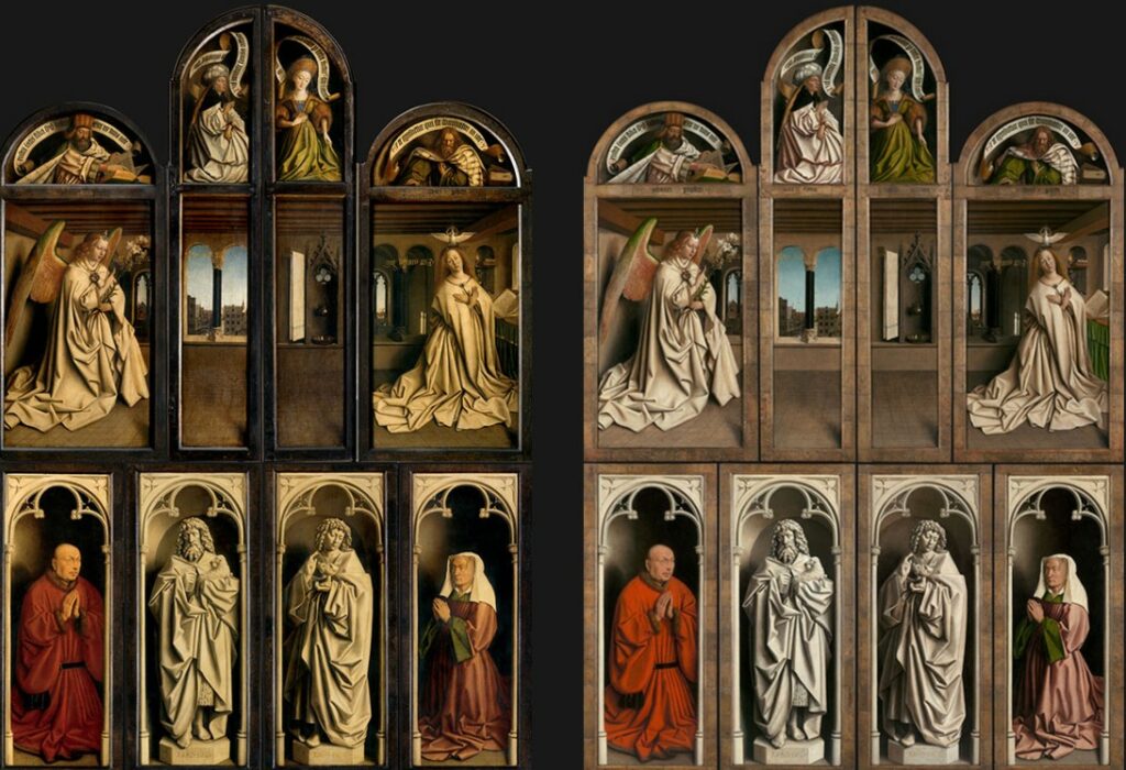 Révélations et défis de la restauration du retable de L’Agneau mystique ...