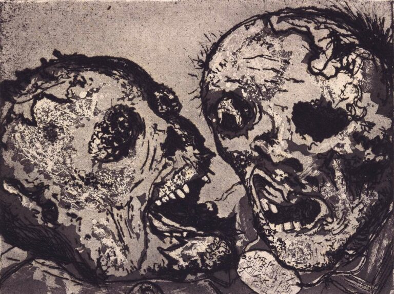 Représentation des morts par Otto Dix