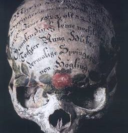 Image illustrant l'article crâne peint de Les Clionautes