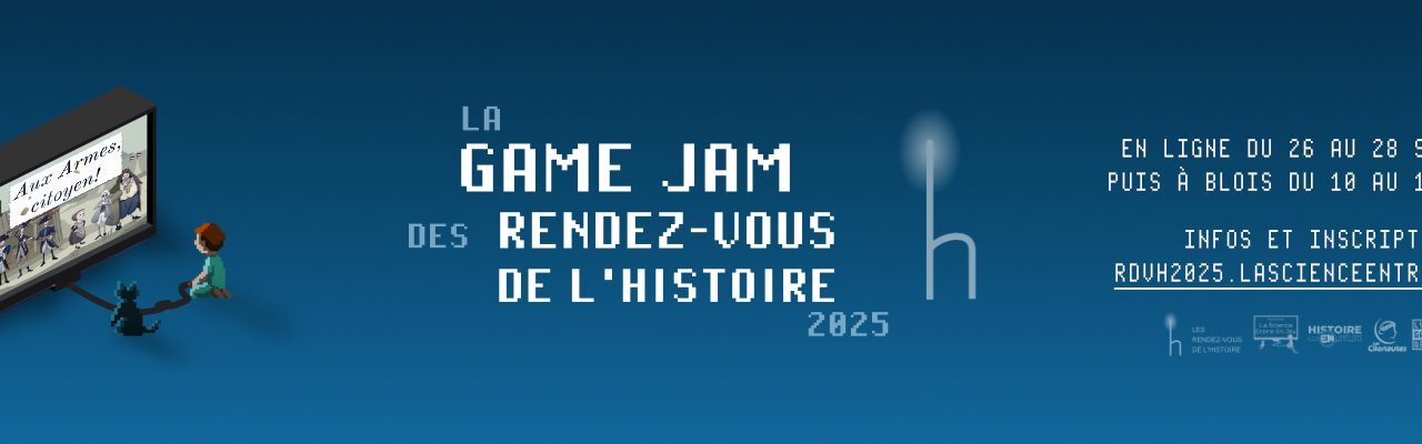 Les Clionautes partenaires de la Game Jam des Rendez-vous de l’Histoire 2024 : créer des jeux vidéo historiques