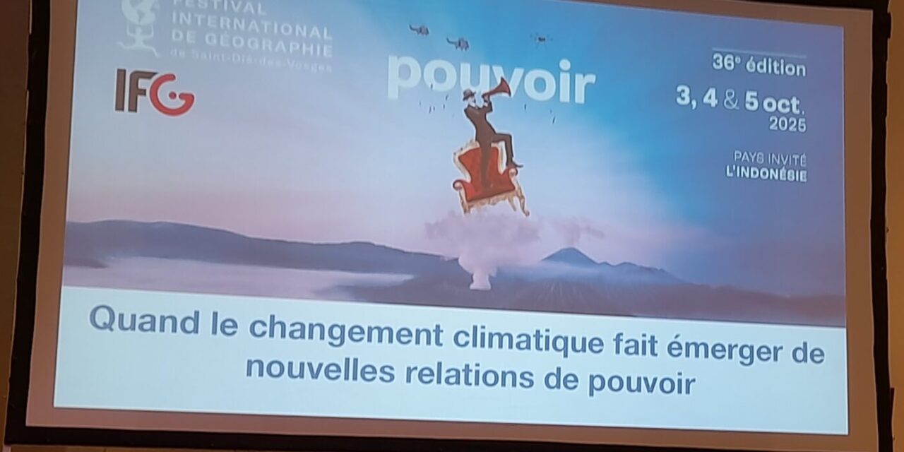 Quand le changement climatique fait émerger de nouvelles relations de pouvoir