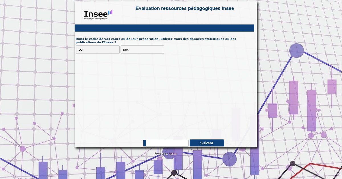 Ressources pédagogiques de l’Insee : consultation des enseignants