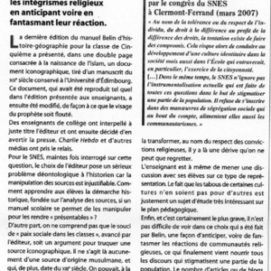Pour information
