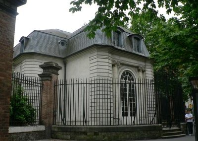 façade du pavillon côté rue de Bagnolet